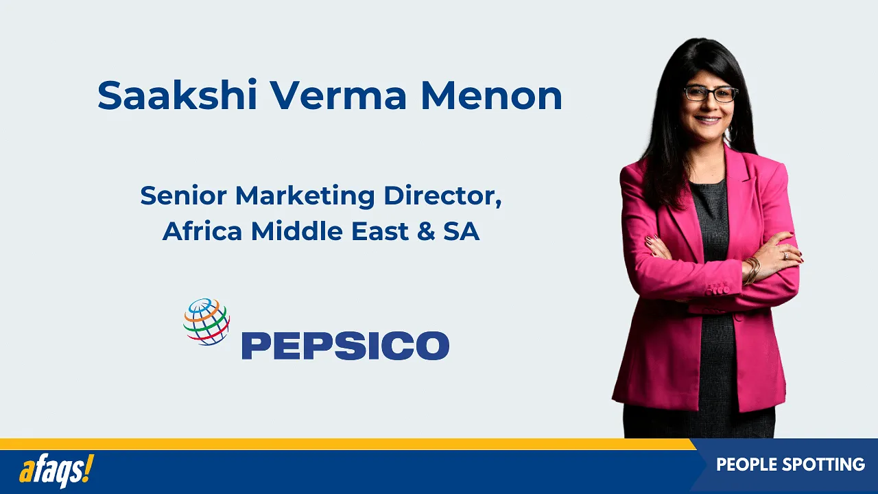 PepsiCo onboards Saakshi Verma Menon as Senior Marketing Director, Africa Middle East & South Asia 