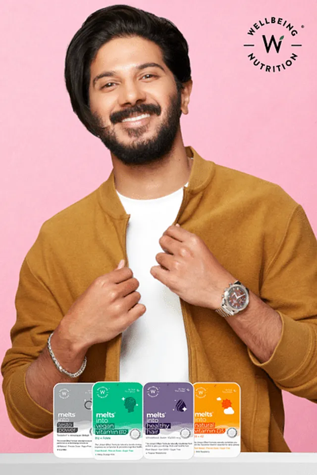 Dulquer Salmaan collabs with Wellbeing Nutrition
