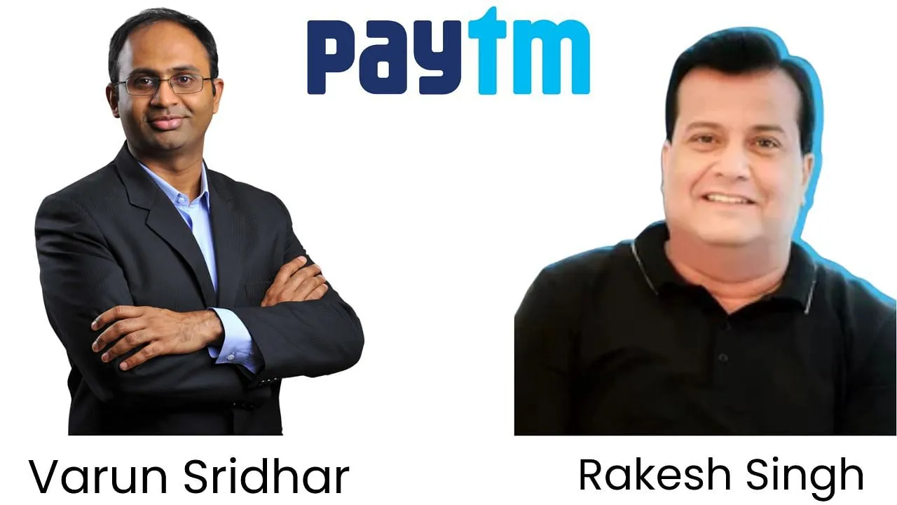 Paytm Money appoints Rakesh Singh as its CEO; Varun Sridhar moves to become Paytm Services' CEO