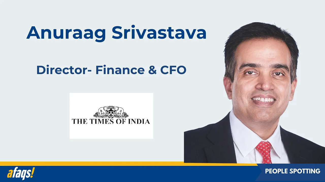Anuraag Srivastava joins The Times of India as director- finance & CFO