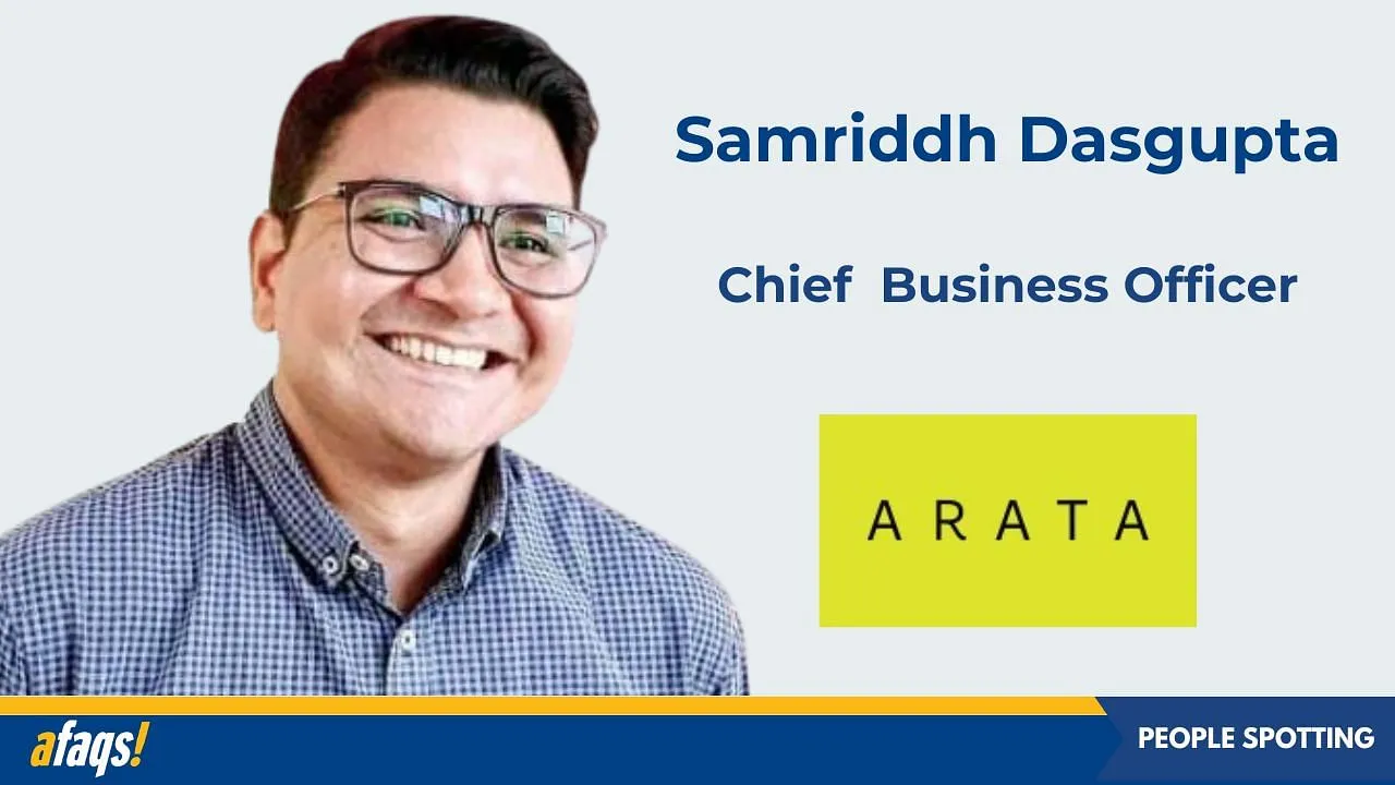 Samriddh Dasgupta joins Arata as chief business officer