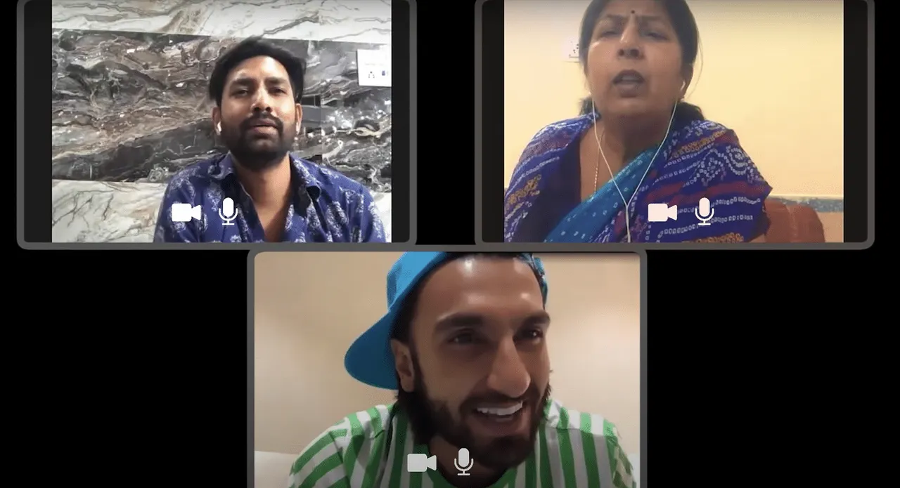 Bingo! and Ranveer Singh gatecrash video calls, surprise fans
