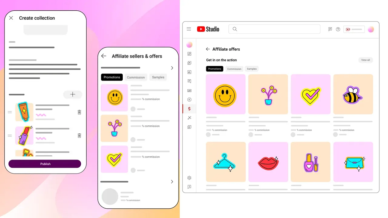 YouTube launches Shopping Collections to assist creators in selling their preferred products