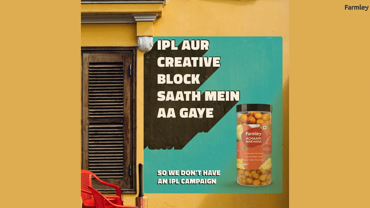Farmley launches a quirky social media campaign, titled 'We Don't Have An IPL Campaign'
