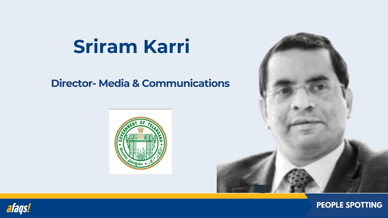 State Government of Telangana appoints Sriram Karri as director- media