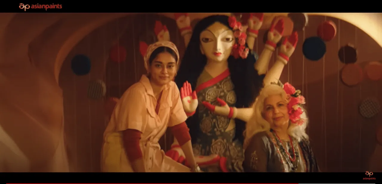 Brands don festive shades to celebrate Durga Puja