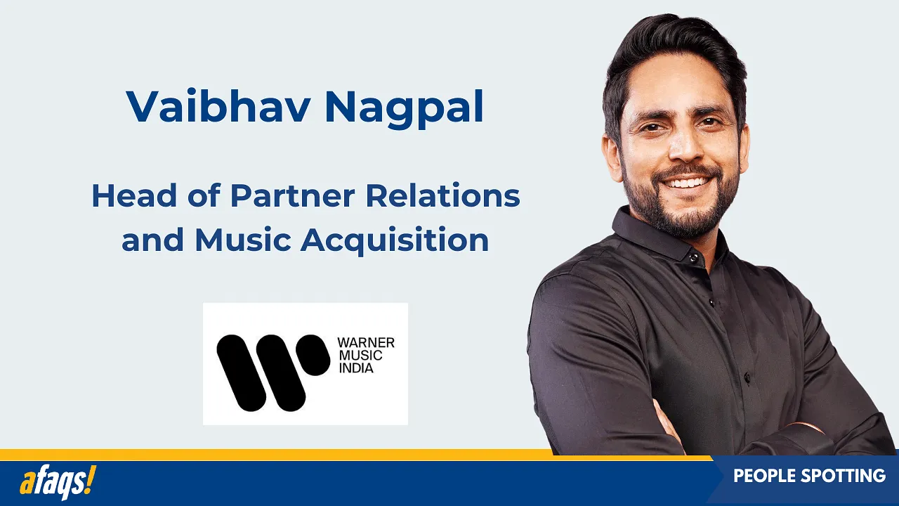 Warner Music India appoints Hungama's Vaibhav Nagpal as head of partner relations and music acquisition