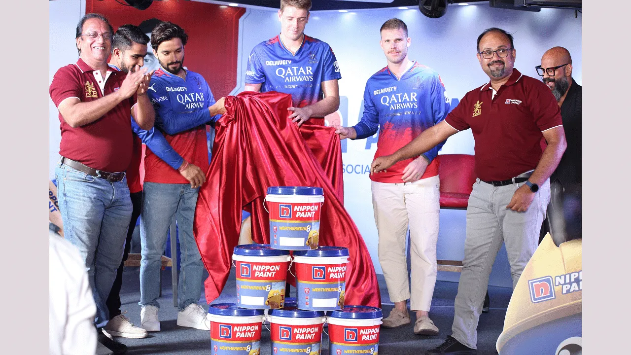 Nippon Paint launches its new product, Weatherbond 8 with Royal Challengers Bangalore IPL team
