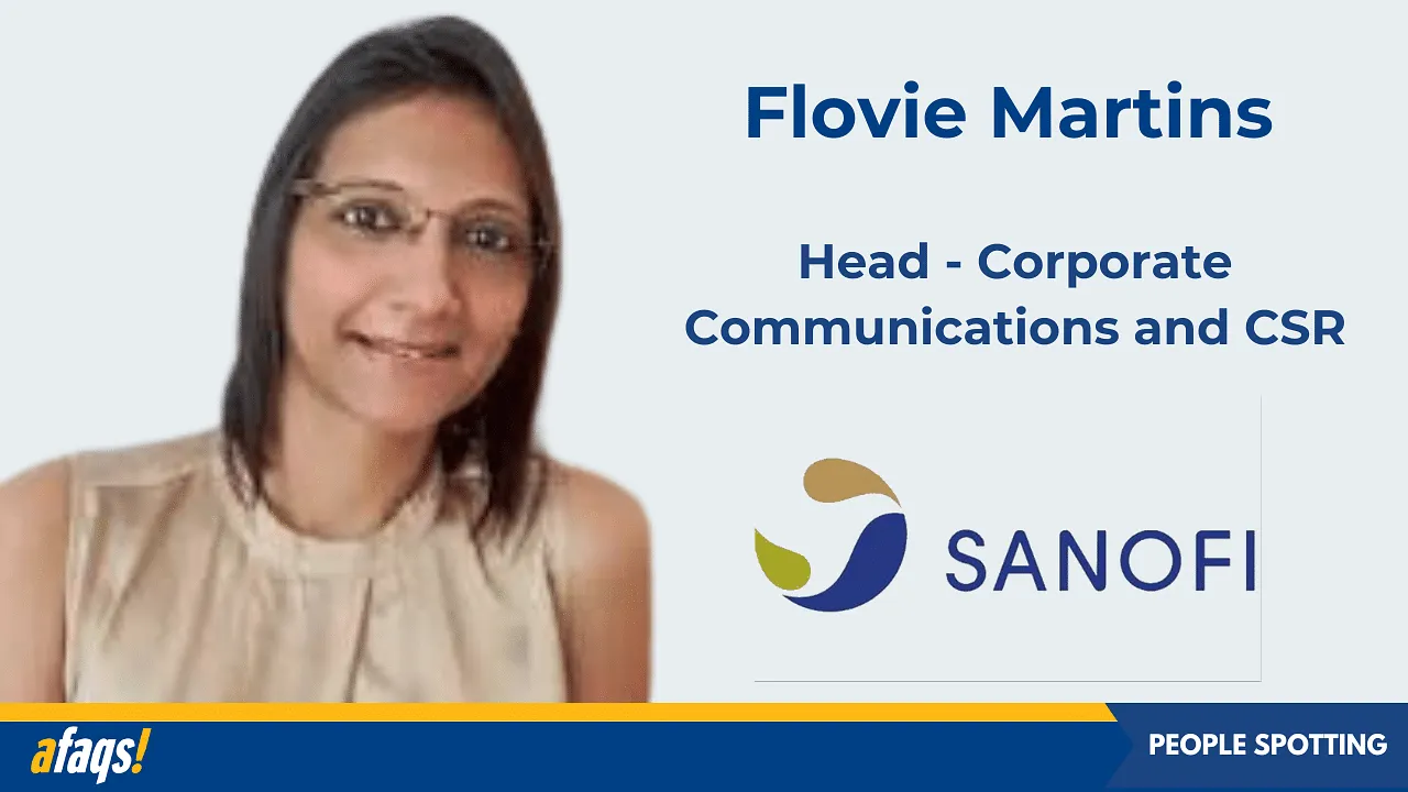 Sanofi India ropes in Flovie Martins as head of corporate communications and CSR