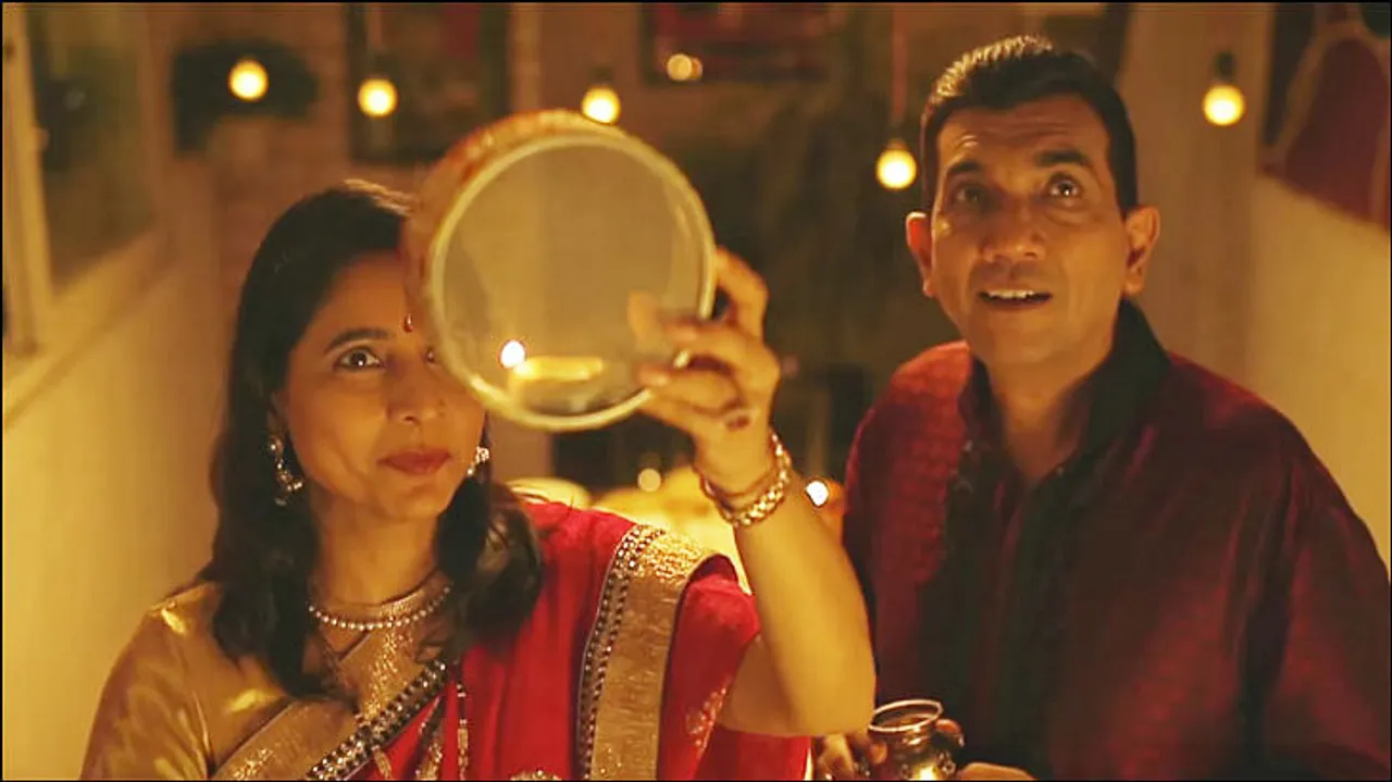 Sanjeev and Alyona Kapoor celebrate Karva Chauth with Tata Sampann