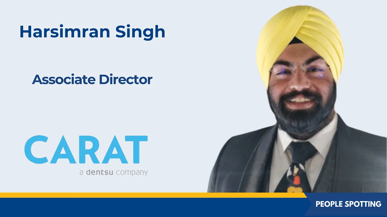 Carat India elevates Harsimran Singh as its associate director