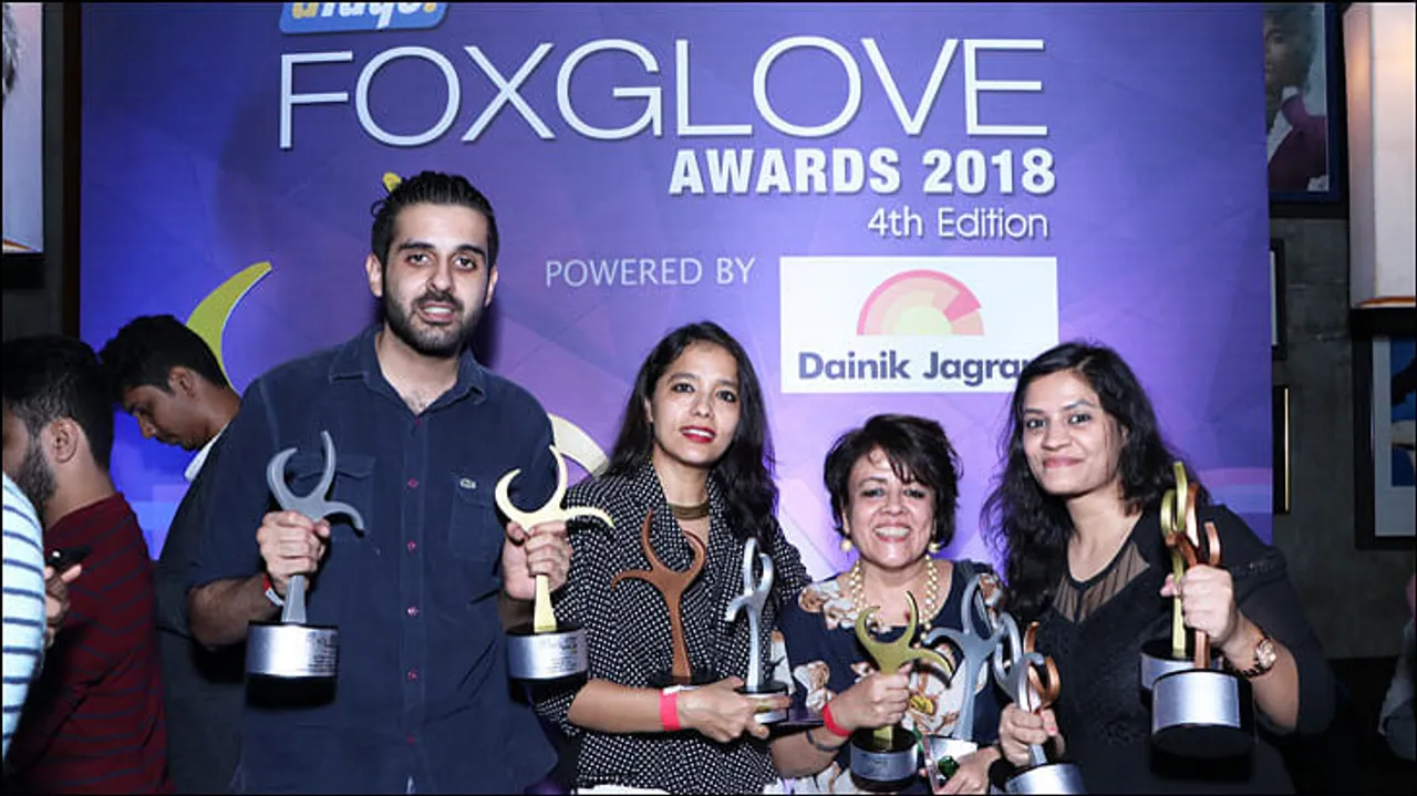 Delhi-NCR based agencies sweep 4th edition of Foxglove Awards