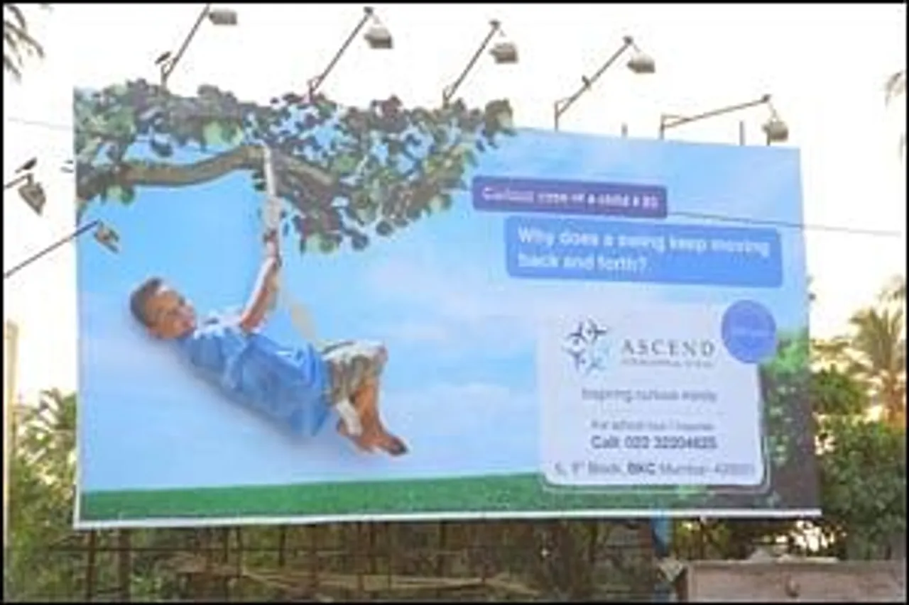 On a swing: Ascend International School