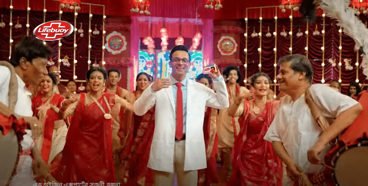 Lifebuoy and Shaan collaborate in Durga Puja Ad, advocating handwashing for safe festive feasting