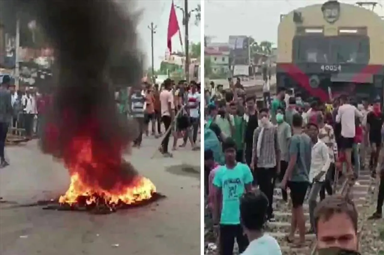 অগ্নিপথ প্রকল্পকে ঘিরে রণক্ষেত্র চেহারা নিল বিহার