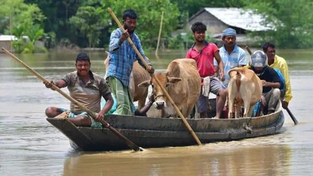 আসামে বৃষ্টির প্রকোপে ক্ষতিগ্রস্ত ৭ লাখ মানুষ