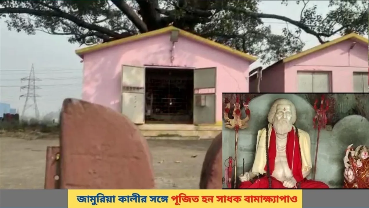 এই জায়গায় মা কালীর সঙ্গে পূজিত হন সাধক বামাক্ষ্যাপাও