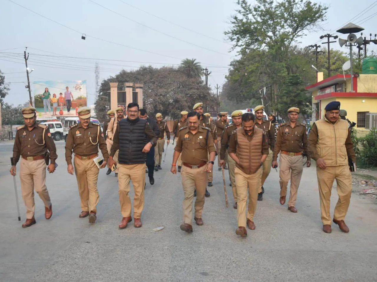 Major Activity Of The Police, Tight Security In The Polling Season