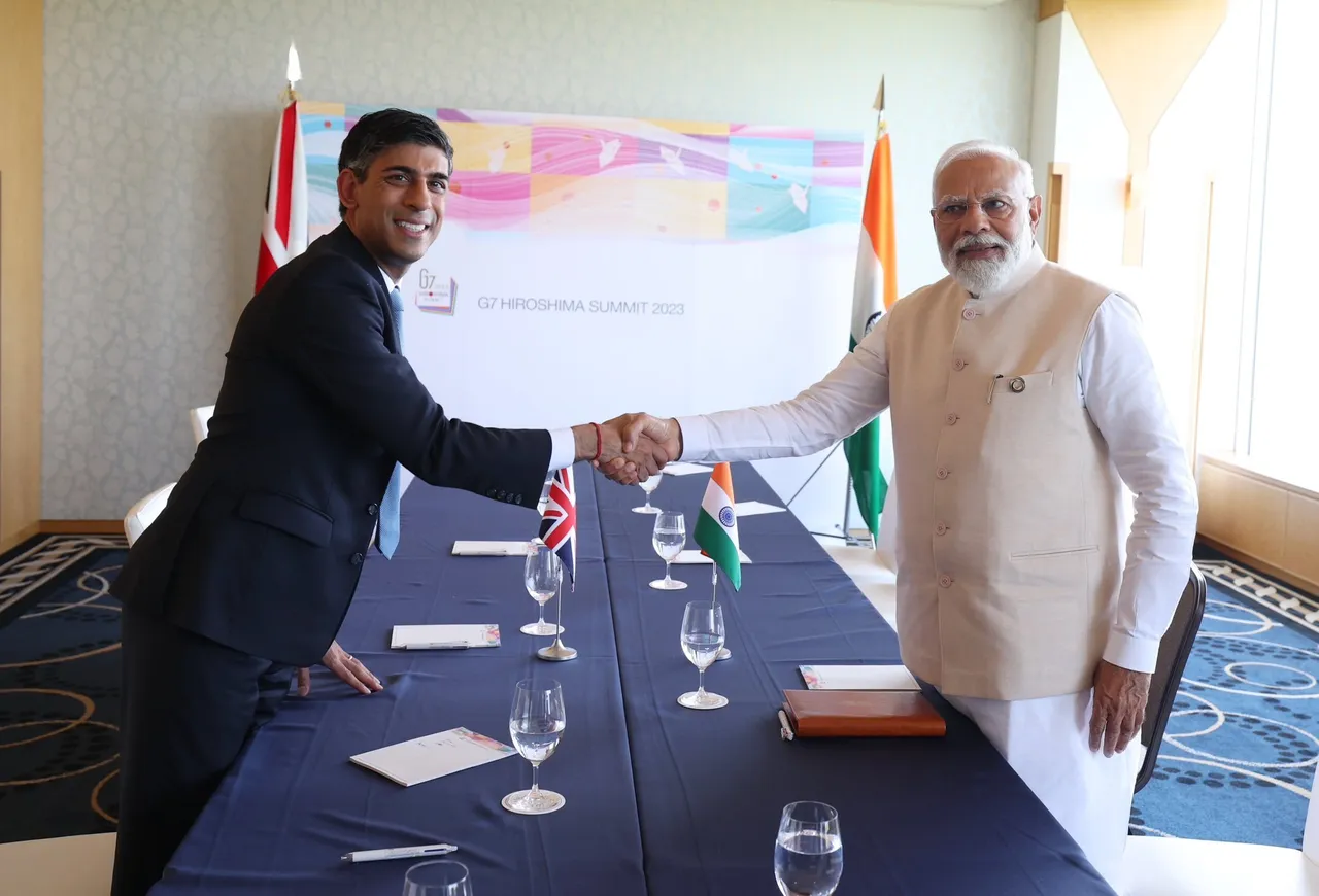 Breaking: Modi's big meeting with Rishi Sunak, what happened in the discussion?