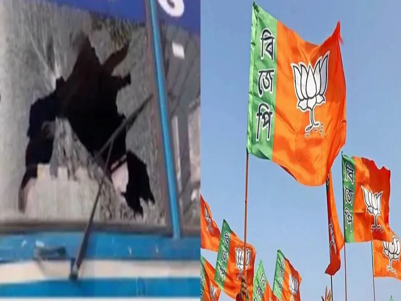 BJP Bandh: Bus vandalised in Coochbehar, One injured