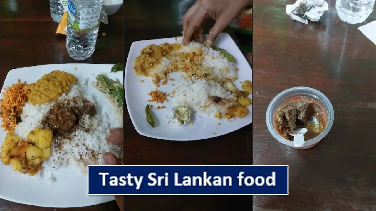 Tasty Sri Lankan food