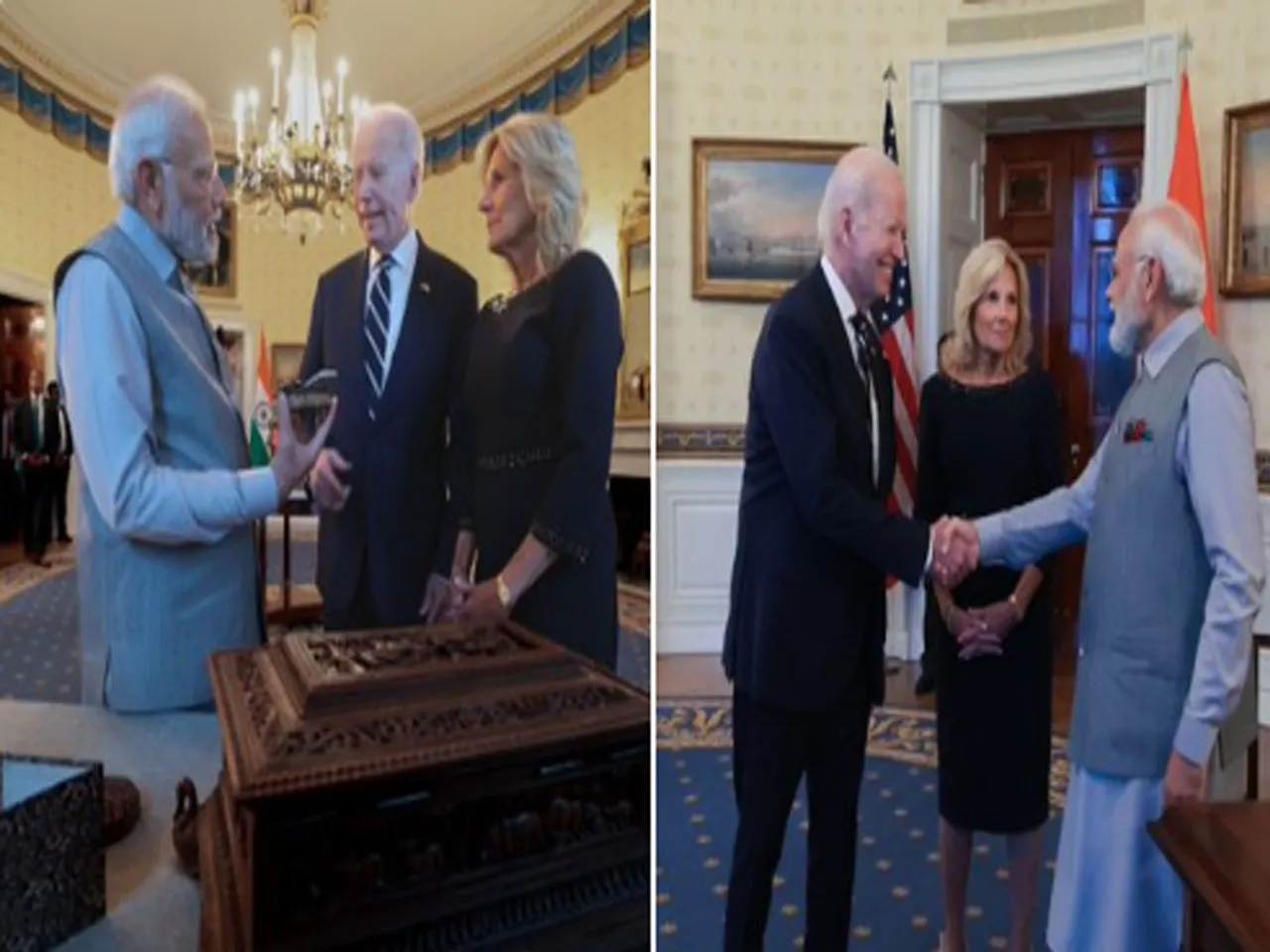 PM Modi completely impressed with the hospitality of the Biden couple