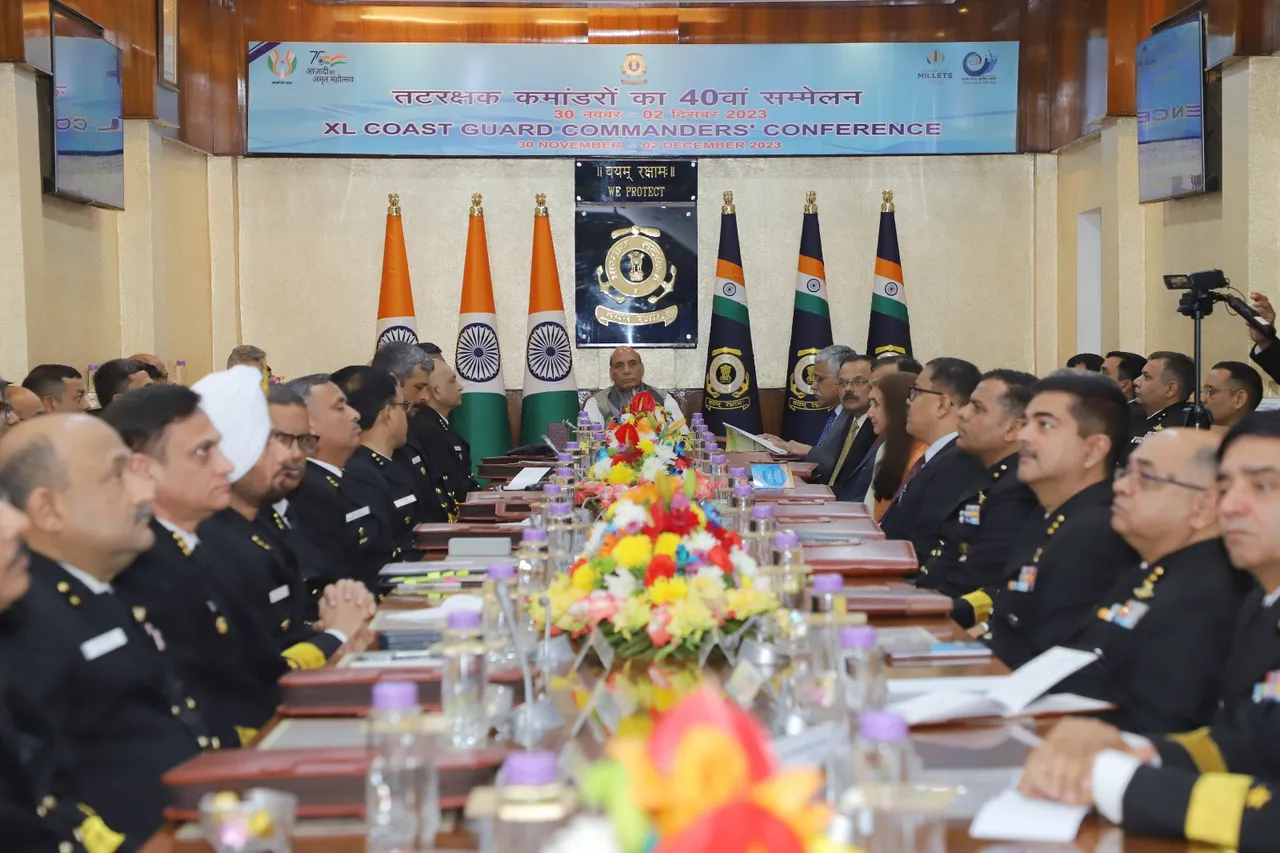 Raksha Mantri Shri Rajnath Singh inaugurates 40th Coast Guard Commanders’ Conference in New Delhi