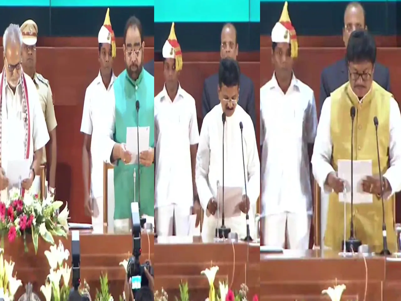3 Leader’s sworn in as ministers in the state cabinet