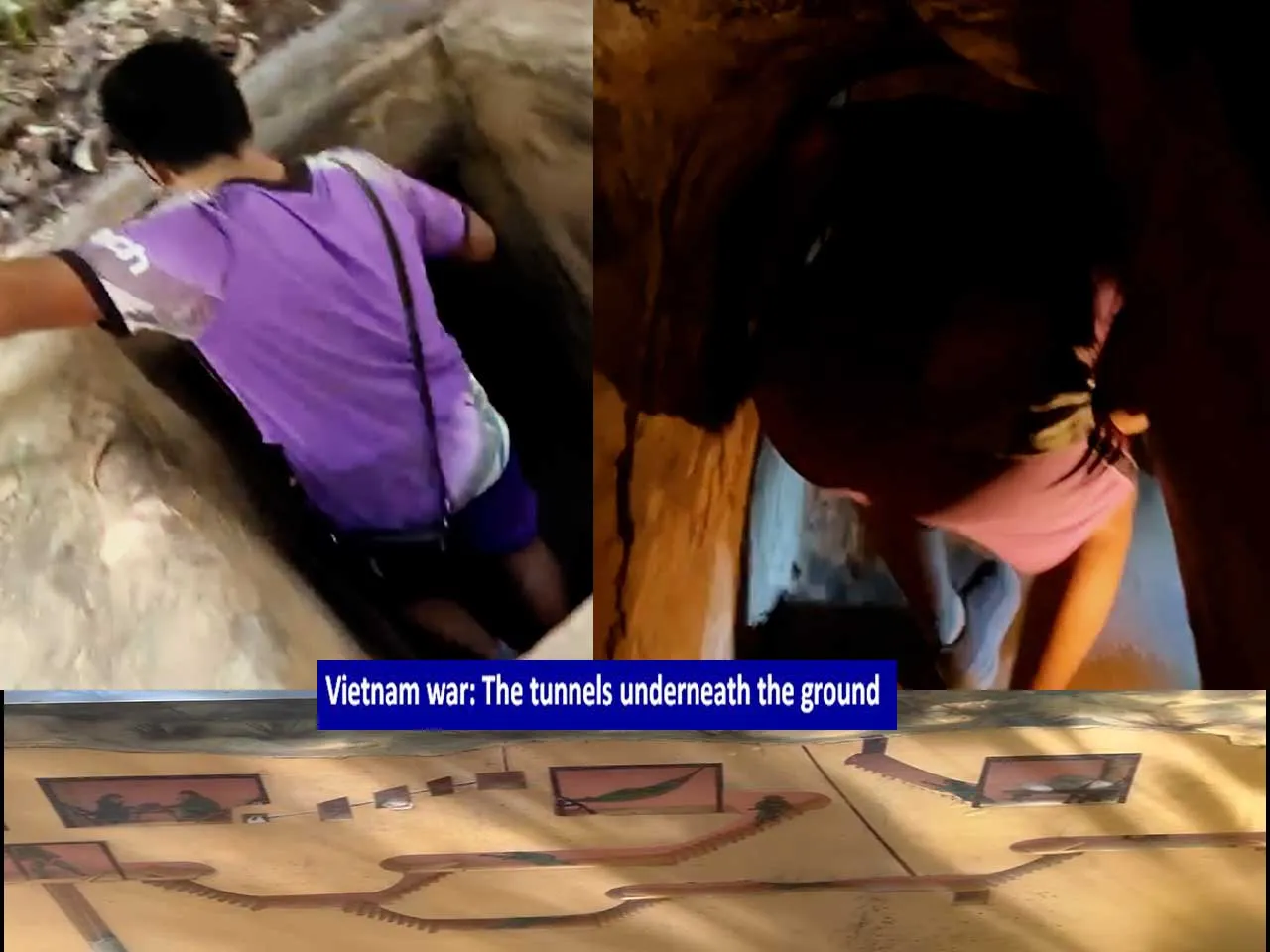 Vietnam war: the tunnels underneath the ground
