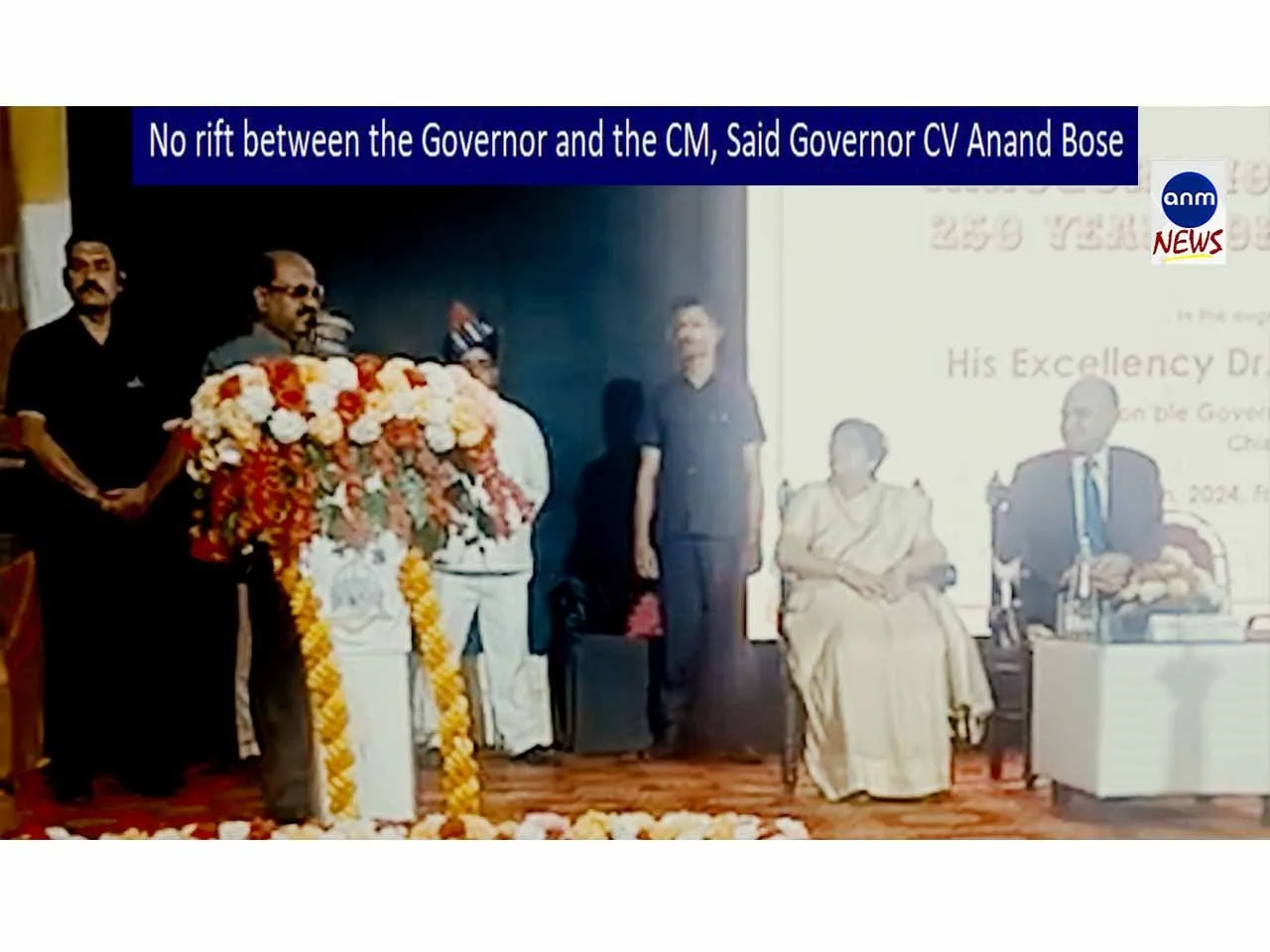 No rift between the Governor and the CM, Said Governor CV Anand Bose