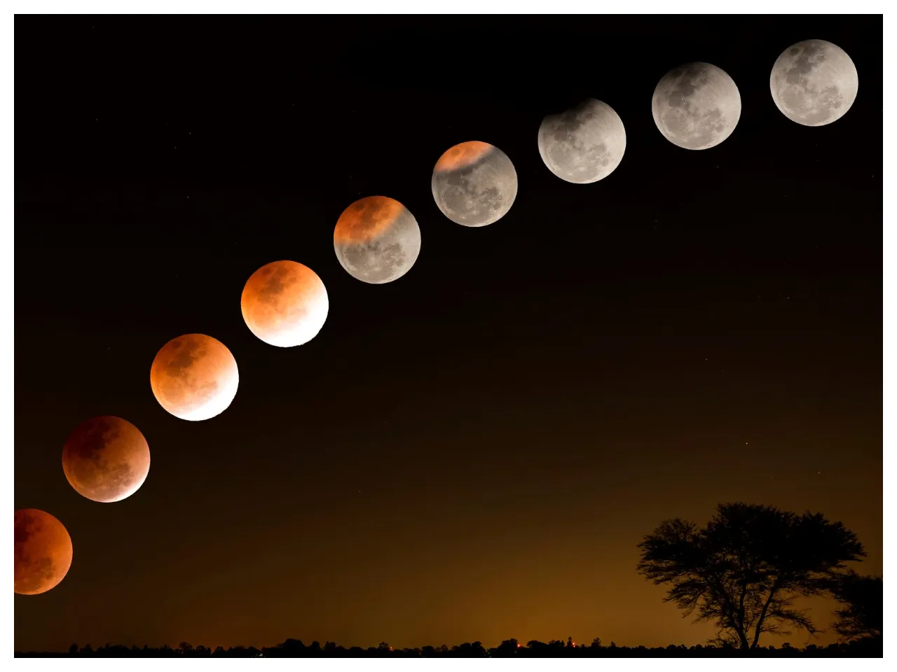Like a lunar eclipse! You'll be surprised to know