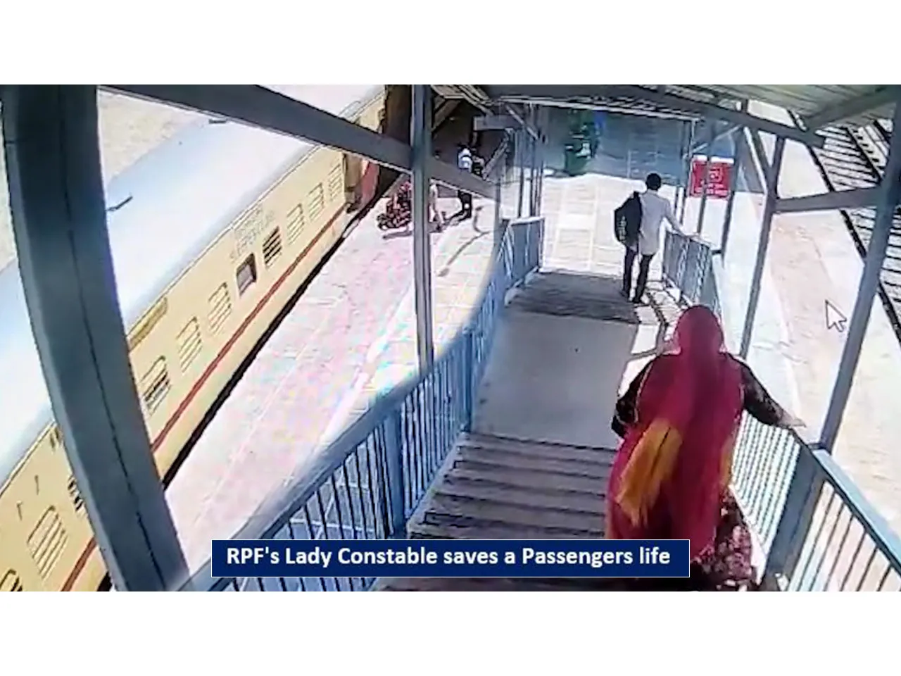 RPF's Lady Constable saves a passengers life