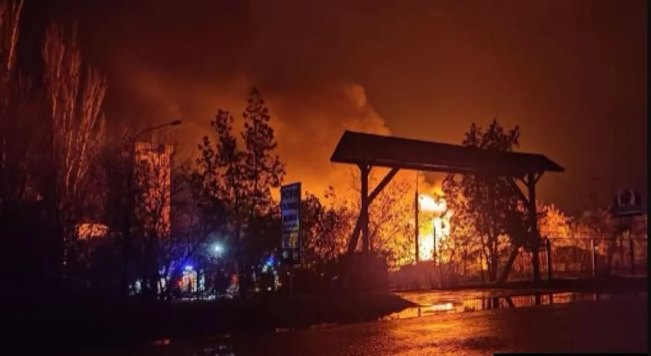 Explosion in Melitopol