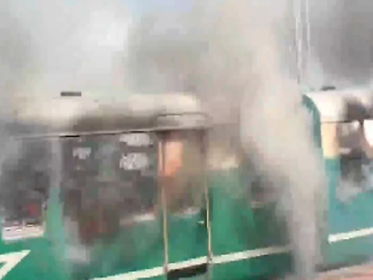 Fire breaks out on local train at Botad Railway Station in Gujarat
