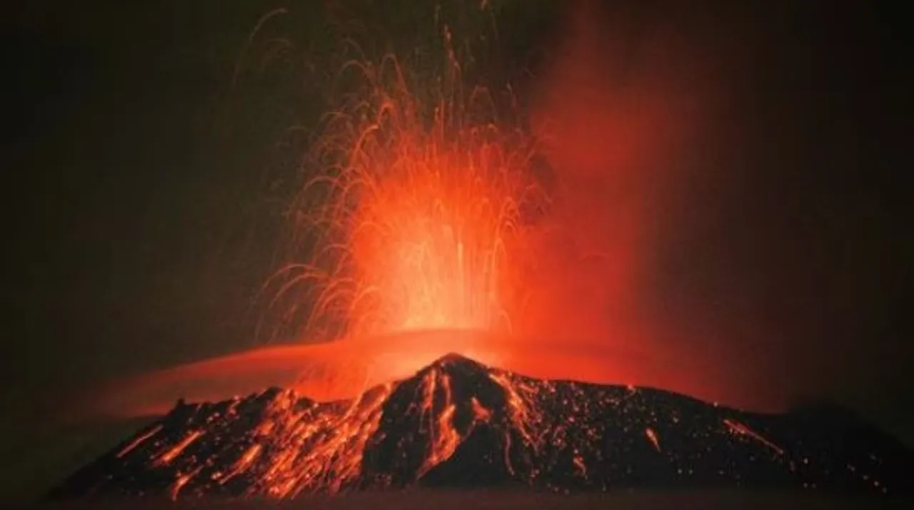 Active volcano wakes up