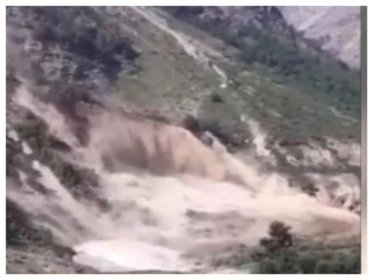 A massive landslide