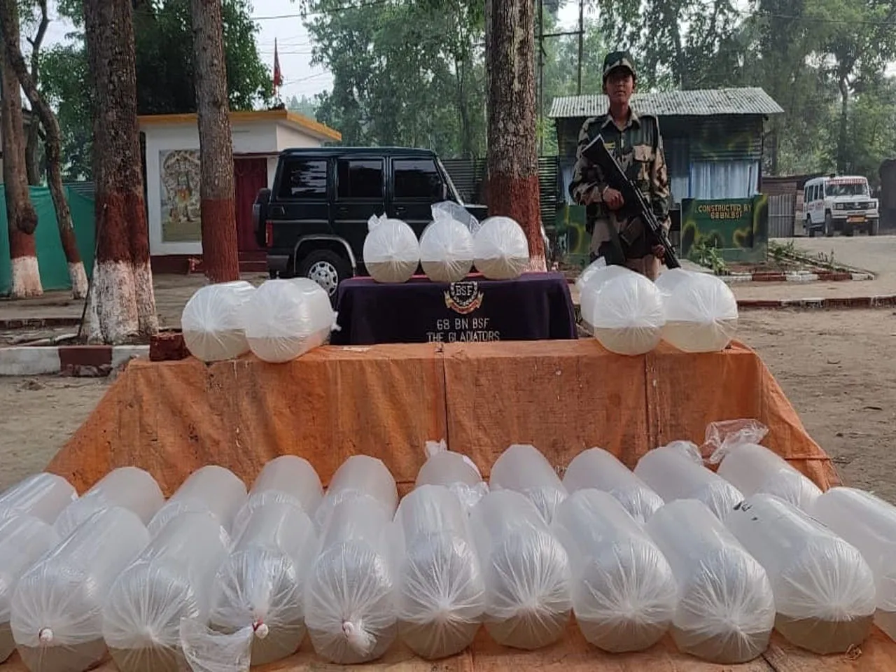 BSF SEIZES FISH EGGS  FROM  INDO-BANGLADESH BORDER   BEFORE SMUGGLING