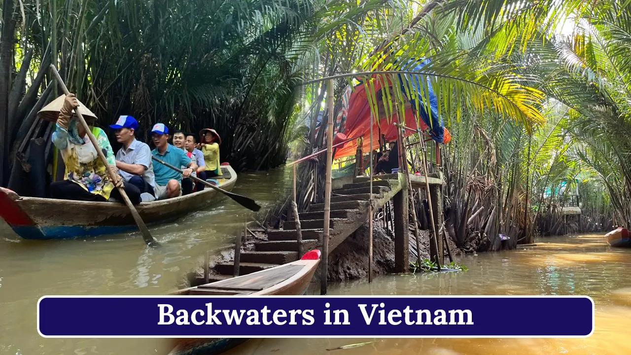 Backwaters in Vietnam
