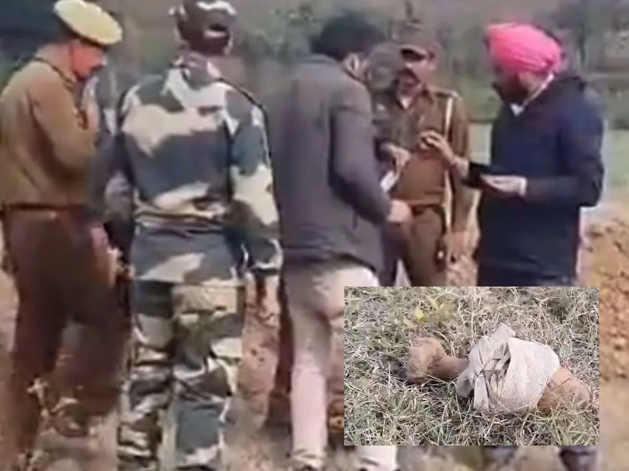Mortar shell recovered, border police started investigation