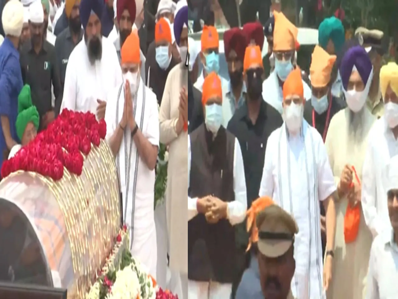 PM Modi reached at Chandigarh, pays last respects to Parkash Singh Badal