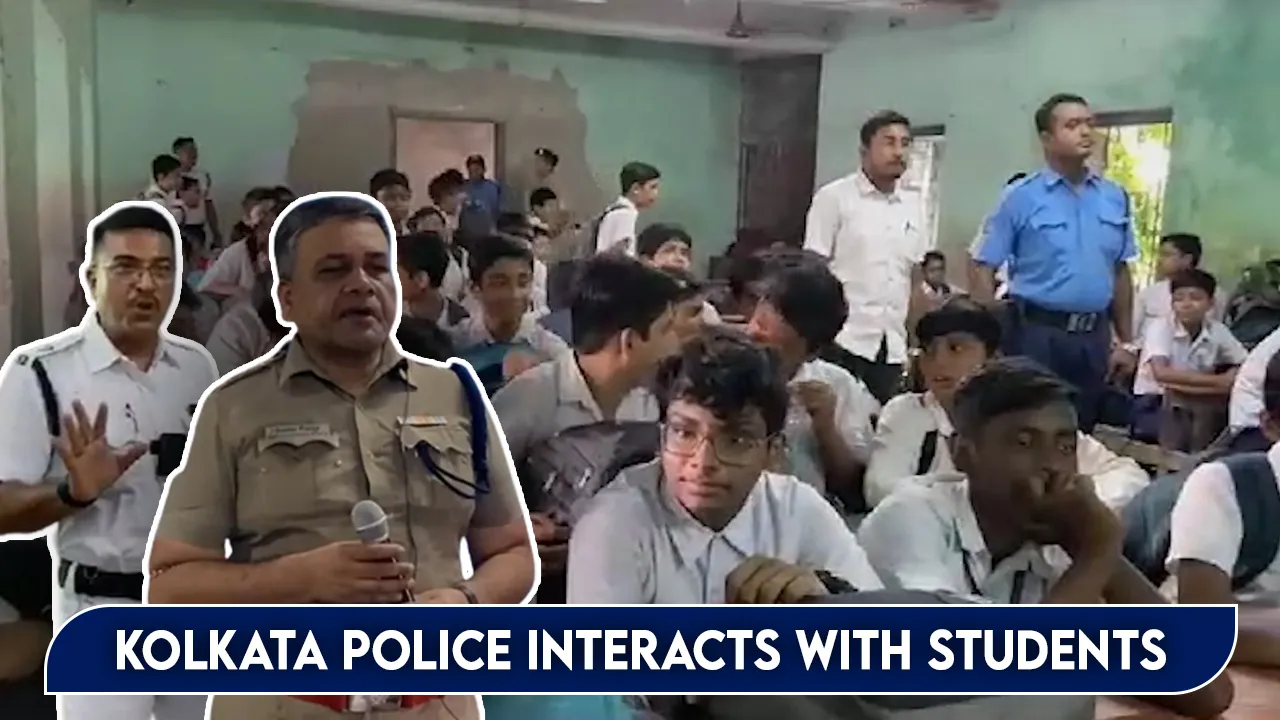Kolkata police interacts with students
