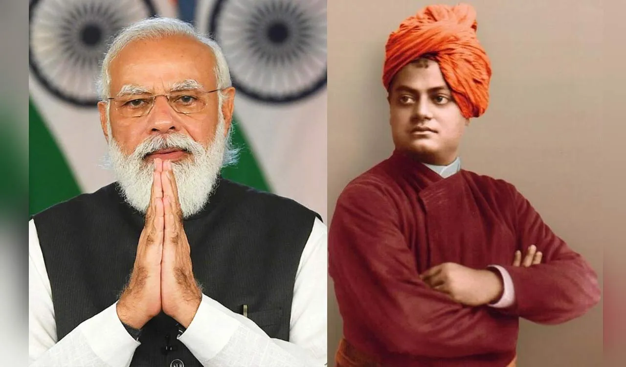 PM Modi and Vivekananda