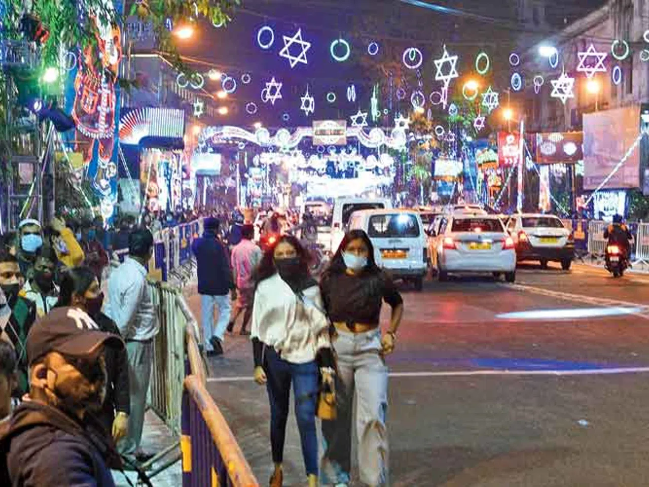 Two days after the arrival of the new year, the metropolis was surrounded by tight security