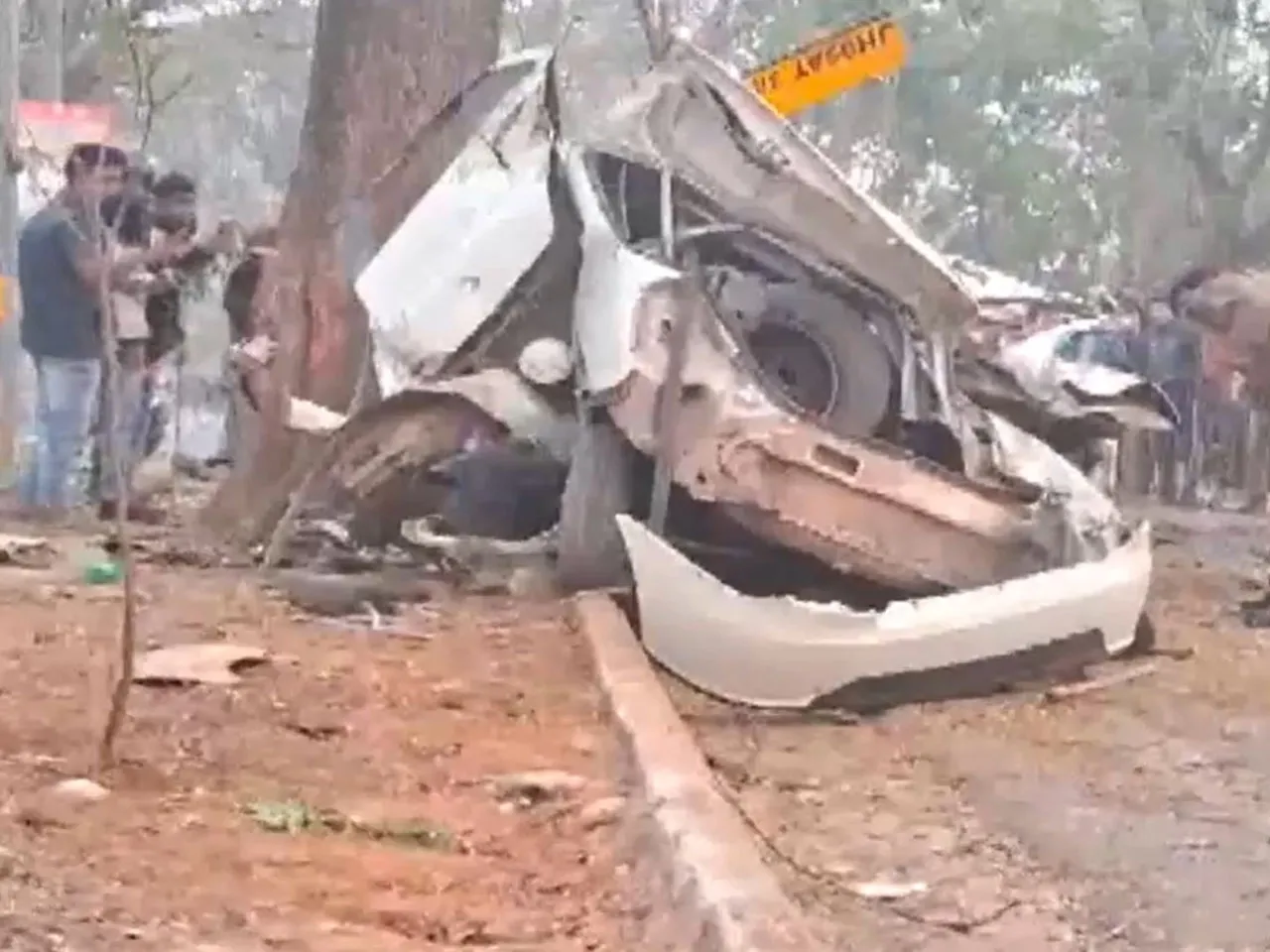 New year Tragedy Car accident claims six lives in Jharkhand's Jamshedpur