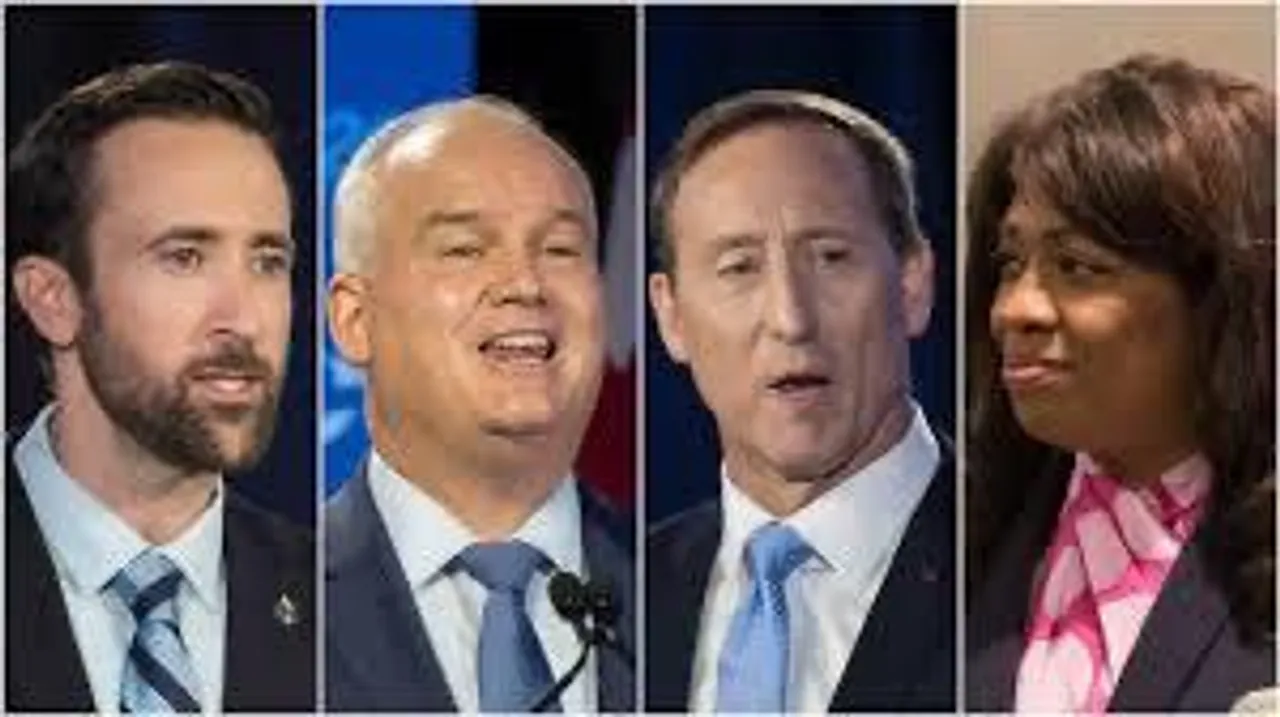 CONSERVATIVE LEADERSHIP HOPEFULS FACEOFF IN FIRST OFFICIAL DEBATE