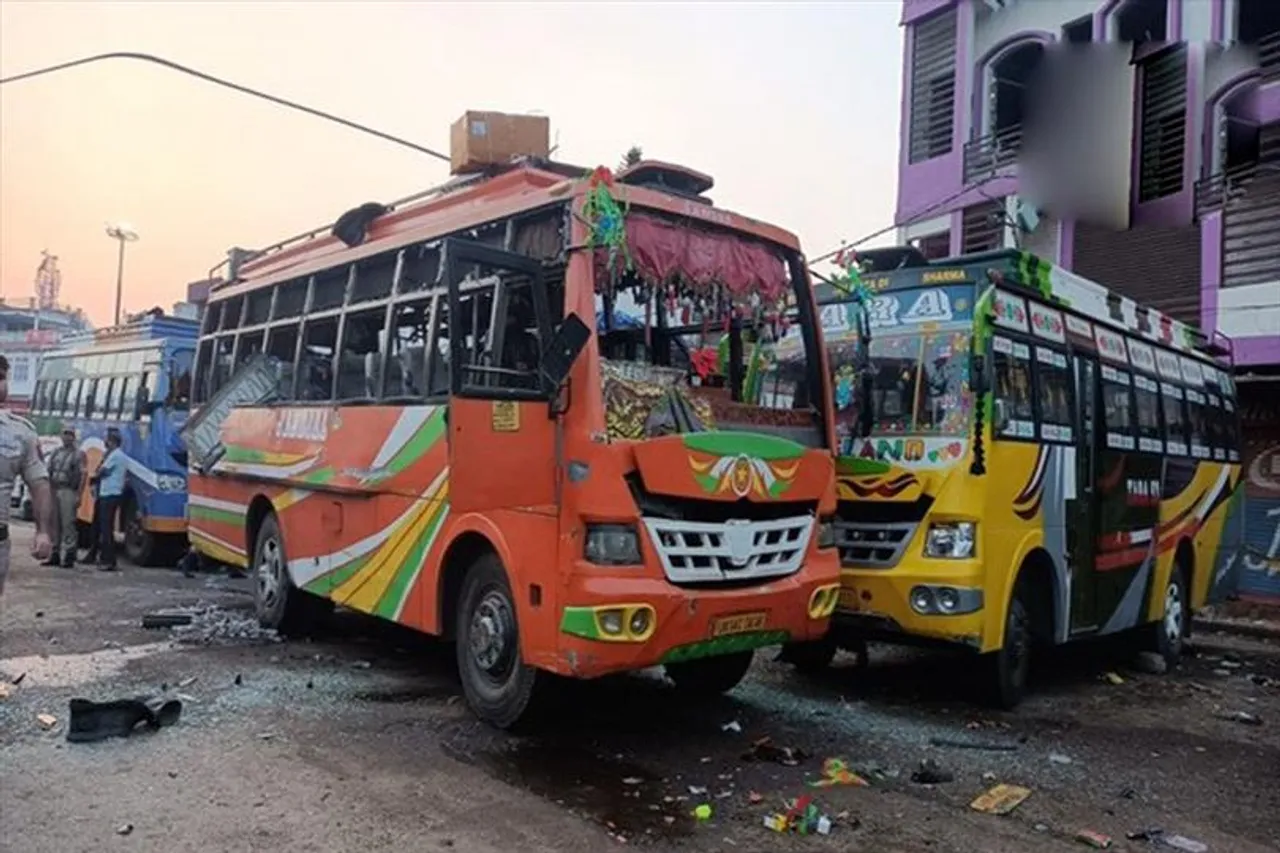 Another bus explodes in Jammu and Kashmir's Udhampur