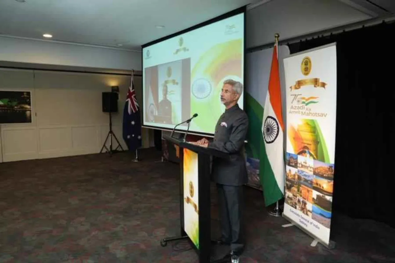 Jaishankar met expatriate Indians living in Sydney