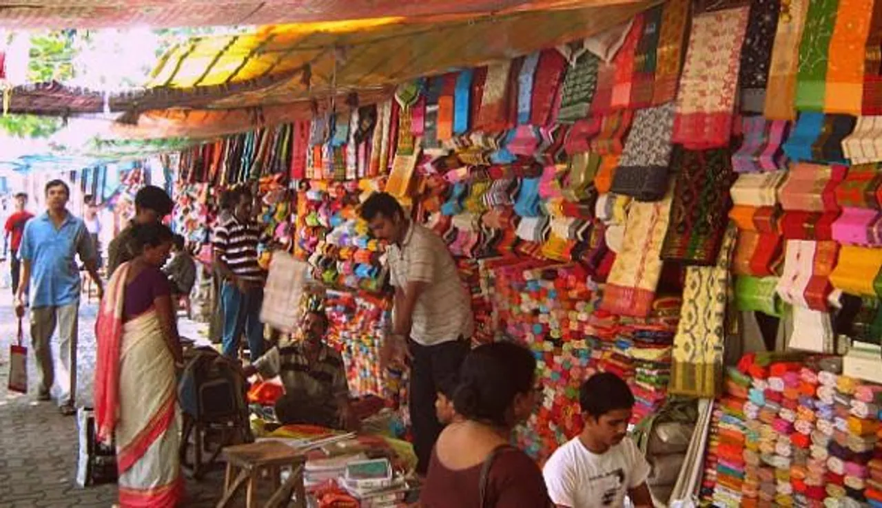 Online shopping is booming in Pujo market