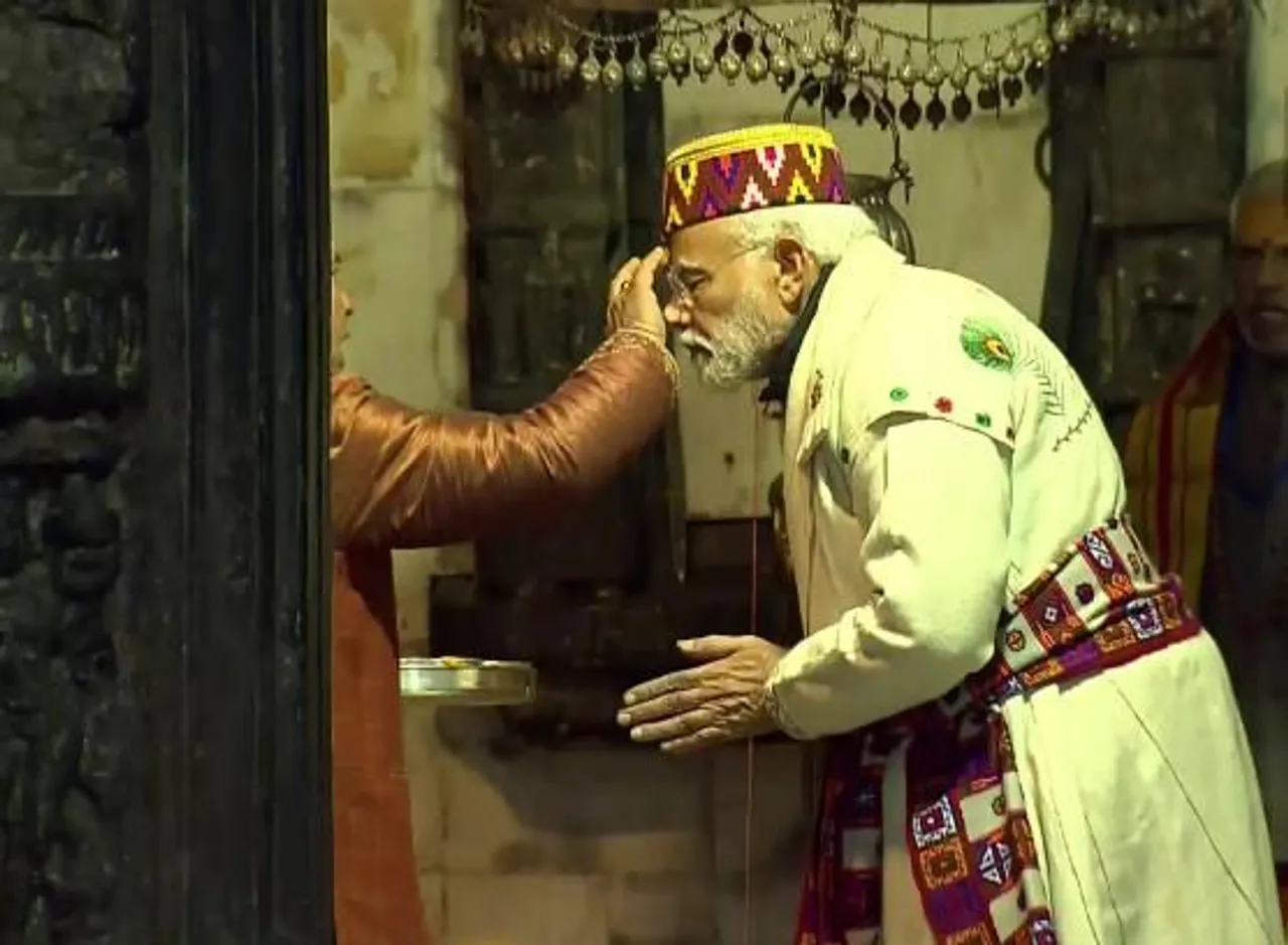 PM Modi performs puja at Kedarnath Temple