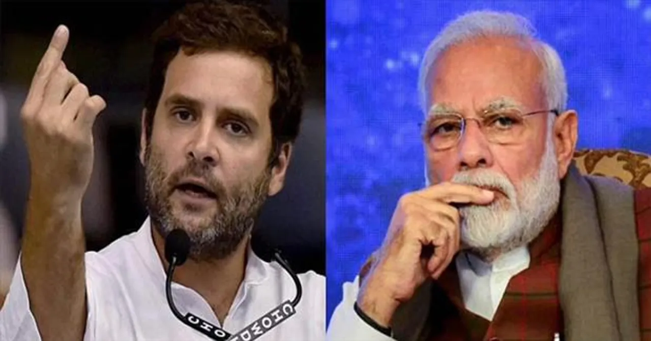 Why doesn't he talk about corruption or jobs? Rahul stabs Modi